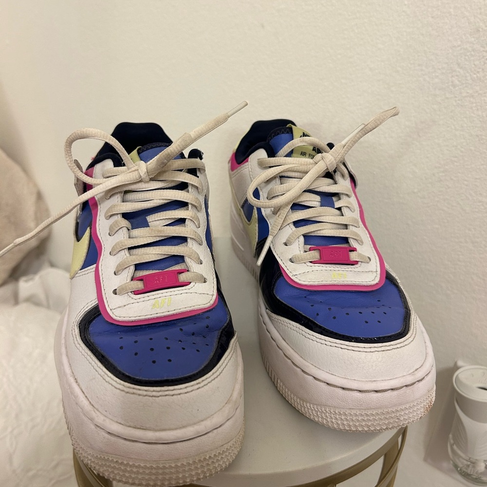 Nike Women's Air Force 1 Shadow 'Sapphire' - Picture 3 of 10